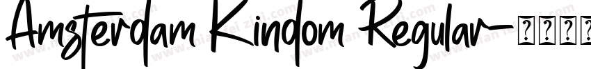 Amsterdam Kindom Regular字体转换